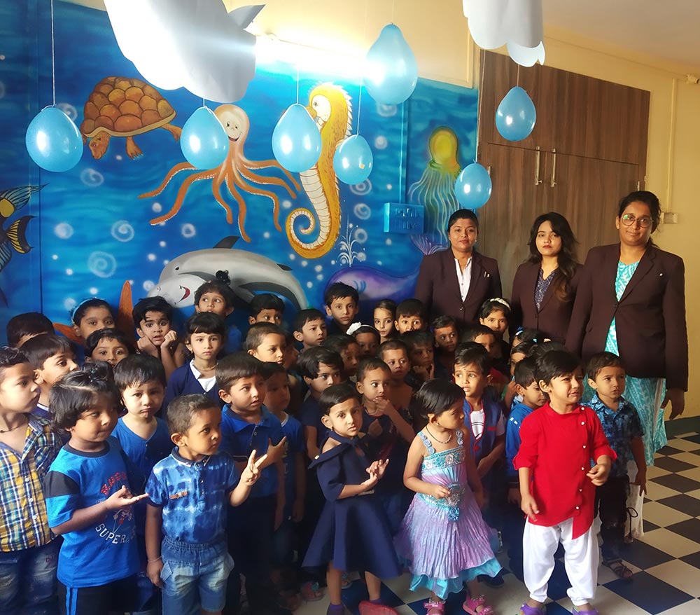 Blue day celebration